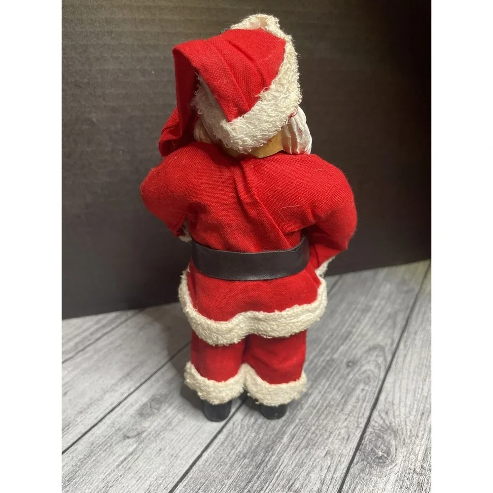Vtg Rare Albert Price Santa Claus With The Naughty & Nice Book And Bag Of Toys